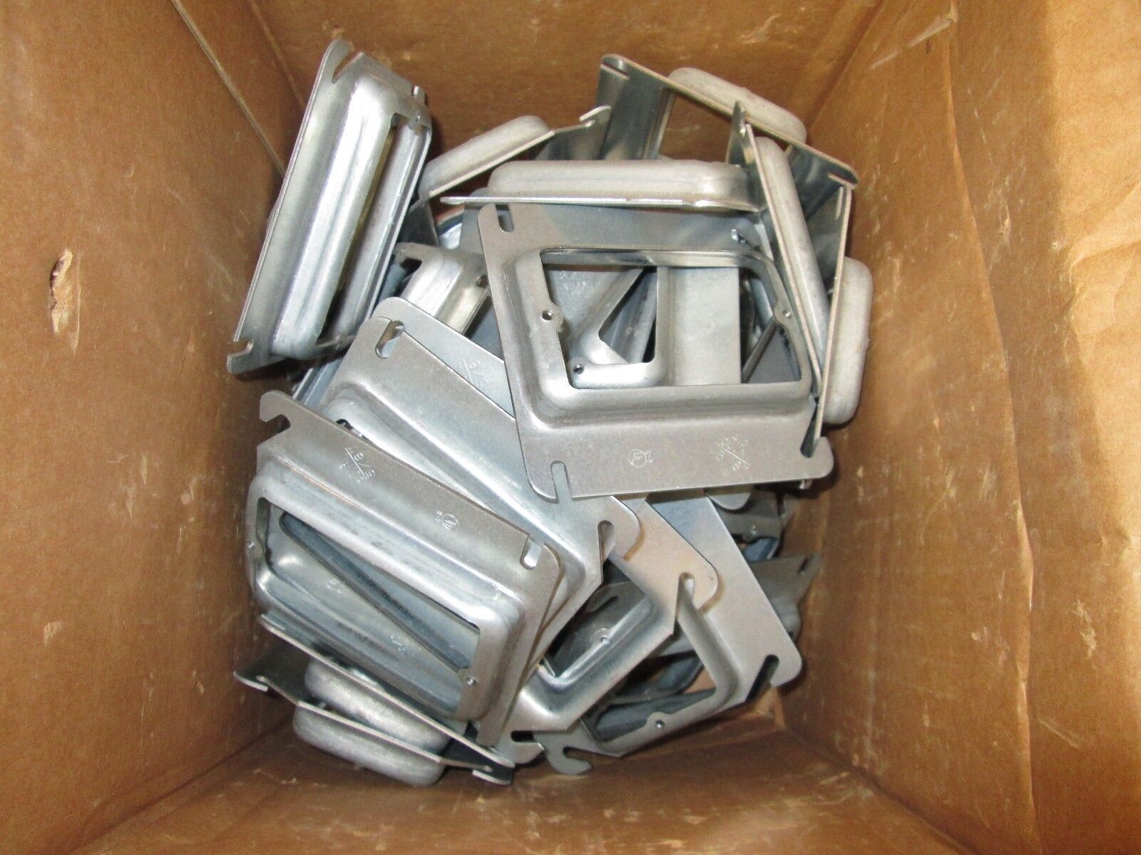 Crouse-Hinds Single Gang Box Cover TP489 8" Square Raised 5/8" *Approx 35* New