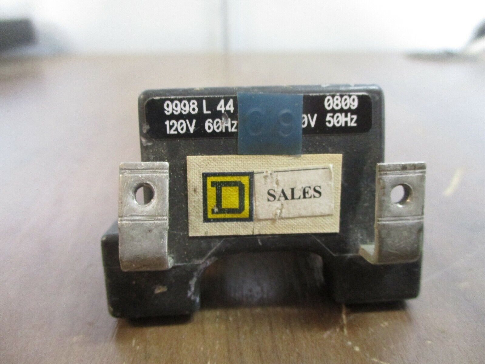 Square D Magnetic Coil 9998L44 120V@60Hz 110V@50Hz *No Terminal Screws* Used