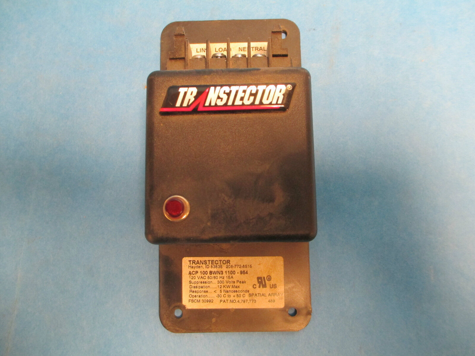 Transtector ACP 100BWN3 1100-954, 15A 120V