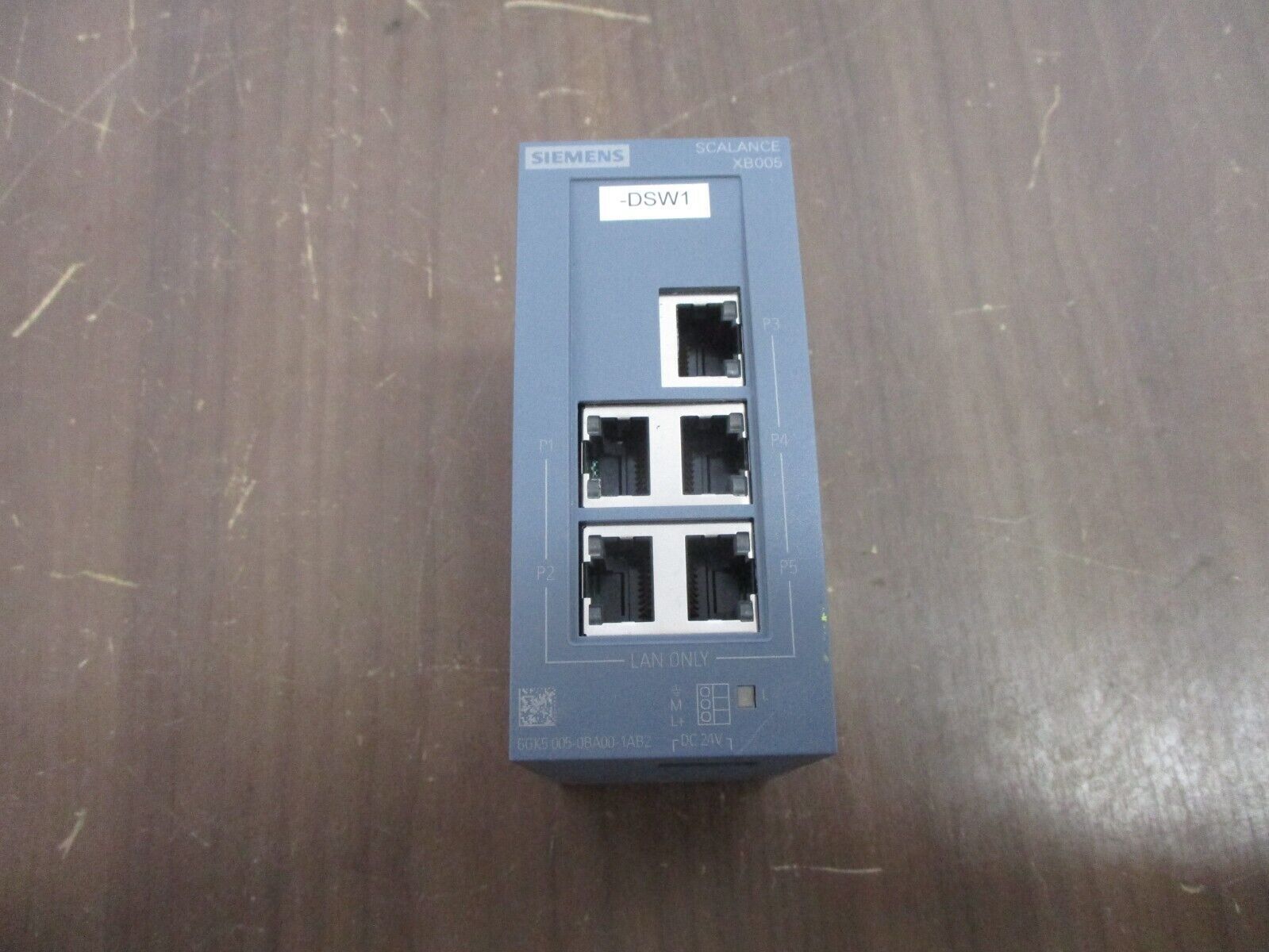 Siemens Scalance XB005 Industrial Ethernet Switch 6GK5 005-0BA00-1AB2 5-Port