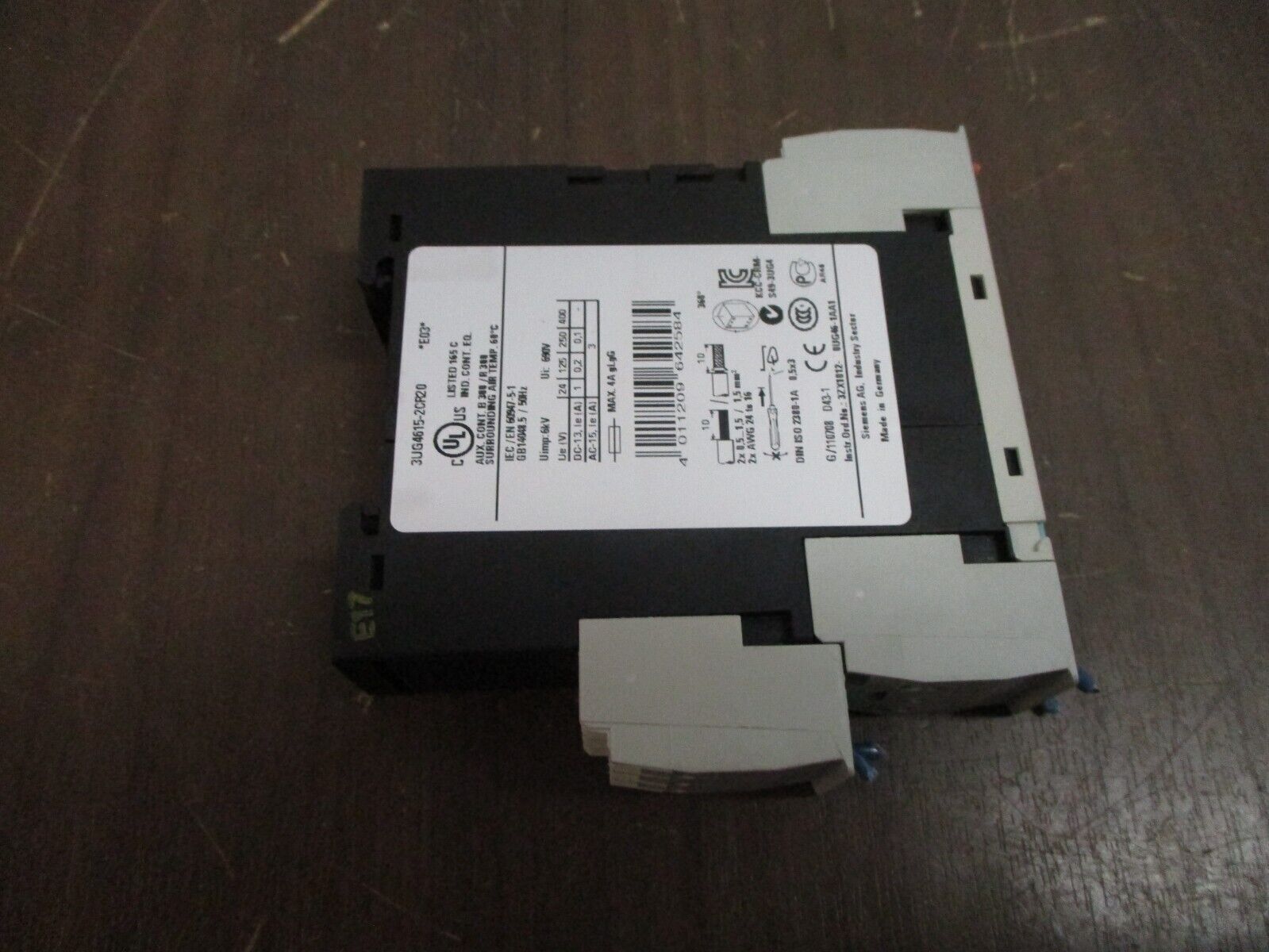 Siemens Sirius Digital Monitoring Relay 3UG4615-2CR20 160-690V 3Ph Used