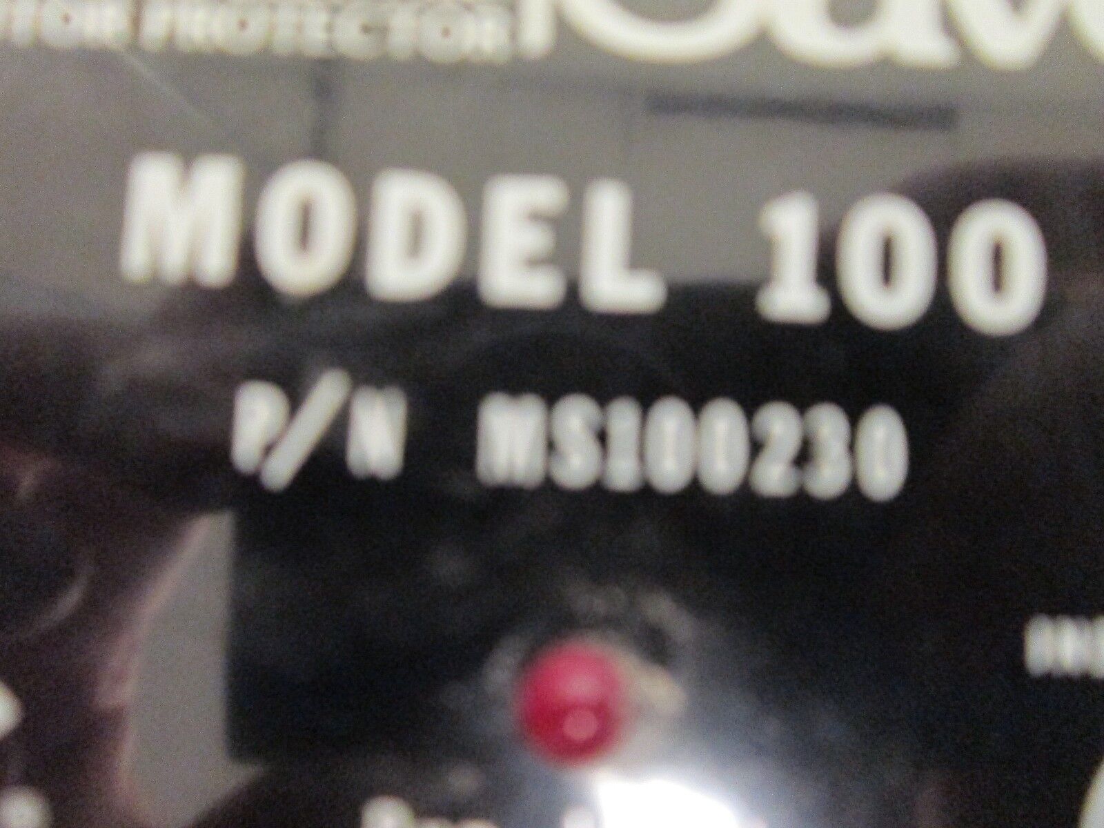 Motor Saver Model 100 MS100230 230VAC 60Hz 3Ph Used