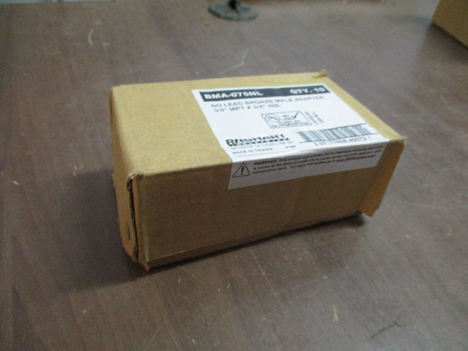 Boshart Bronze Male Adapter BMA-075NL 3/4" MPT x 3/4" Ins. No Lead *Box of 10*