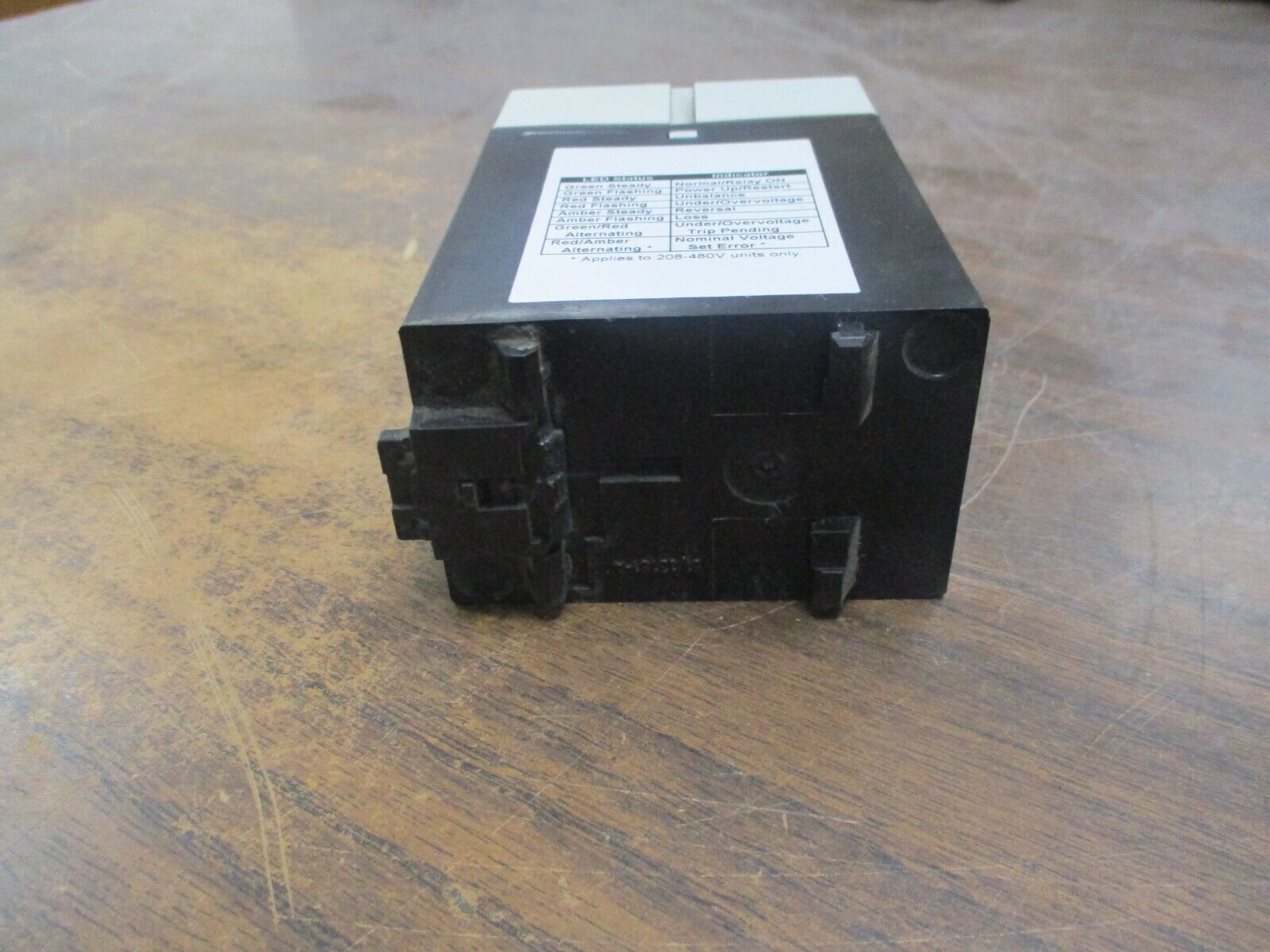 Macromatic Phase Monitor Relay PMDU Ser. B 208-480VAC Used