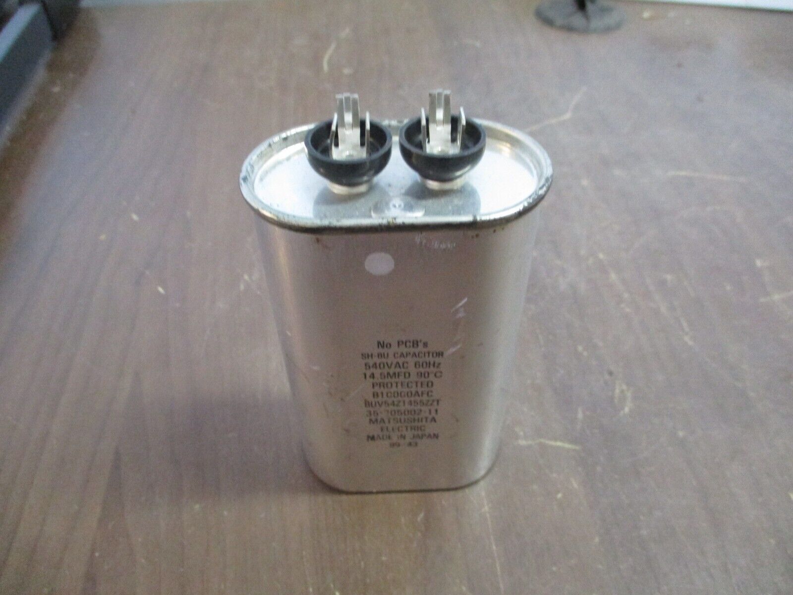 Matsushita SH-BU Capacitor 35-205002-11 540VAC 60Hz 14.5 MFD Used