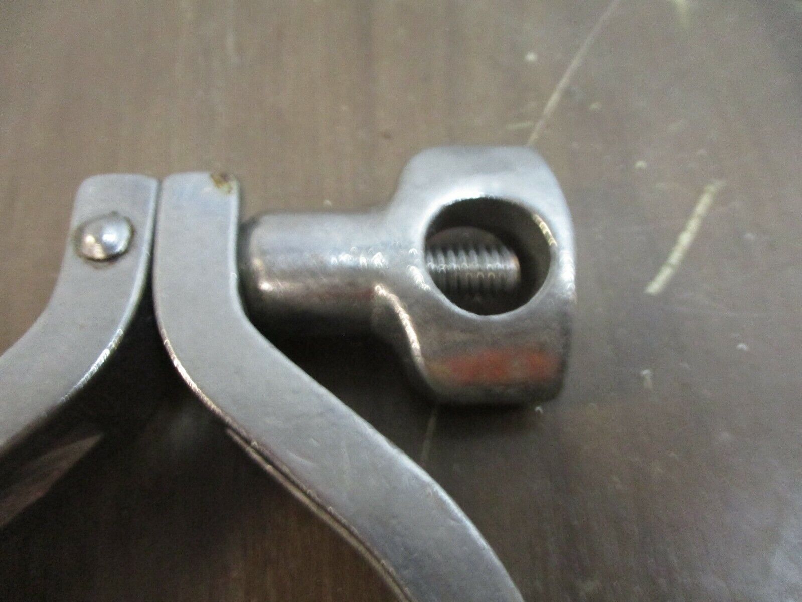 Misc. Brand Stainless Steel Sanitary Clamp Size: 2 3/4" Used
