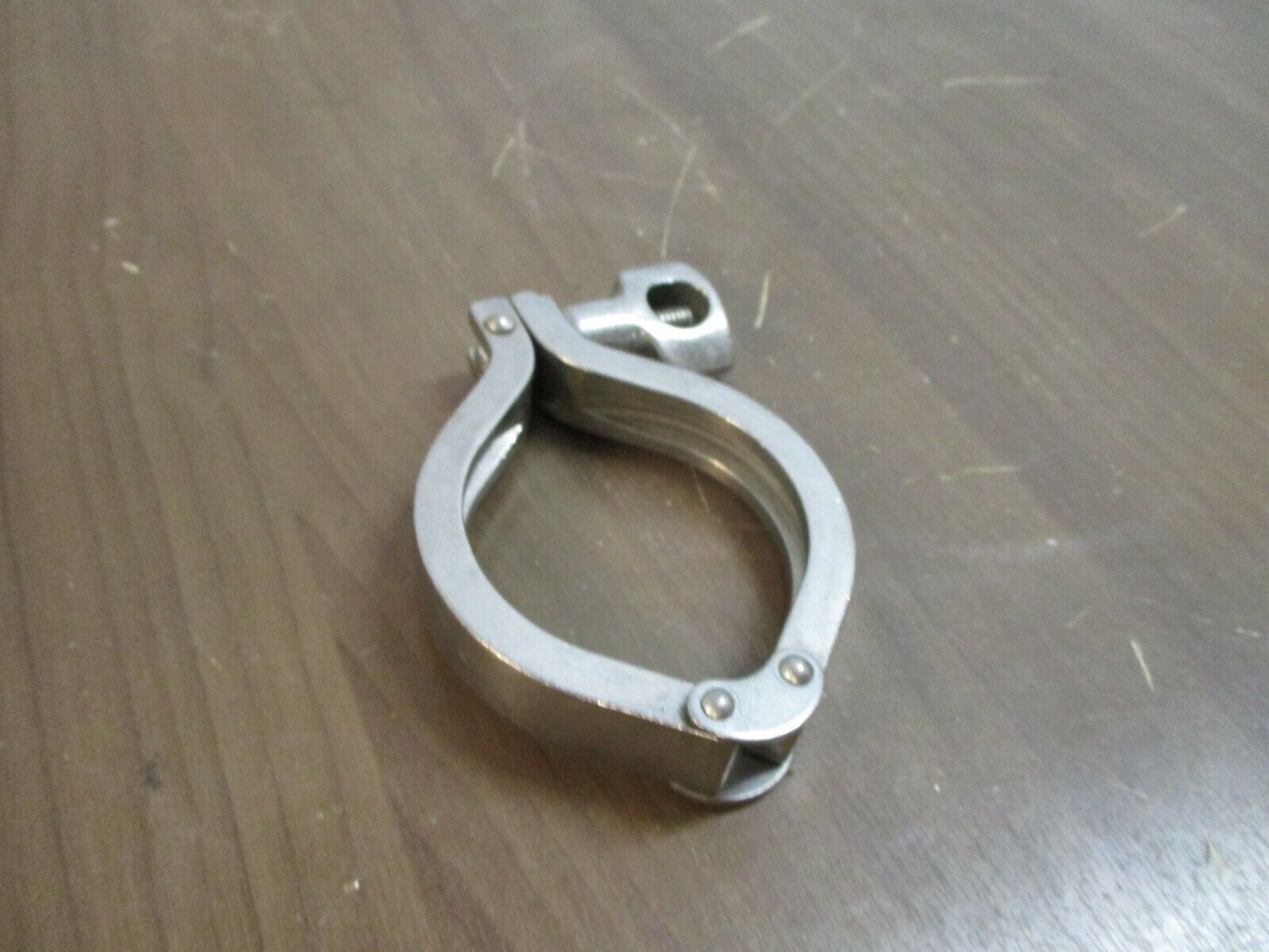Misc. Brand Stainless Steel Sanitary Clamp Size: 2 3/4" Used