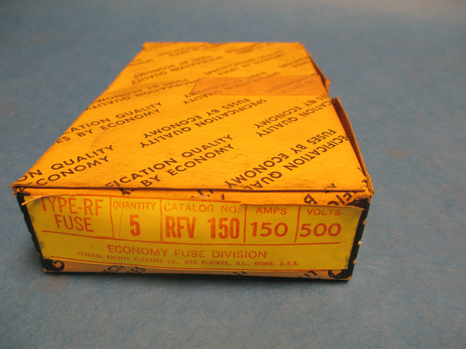 Economy Fuse Division RFV150 150A 500V *New In Box Of 5*