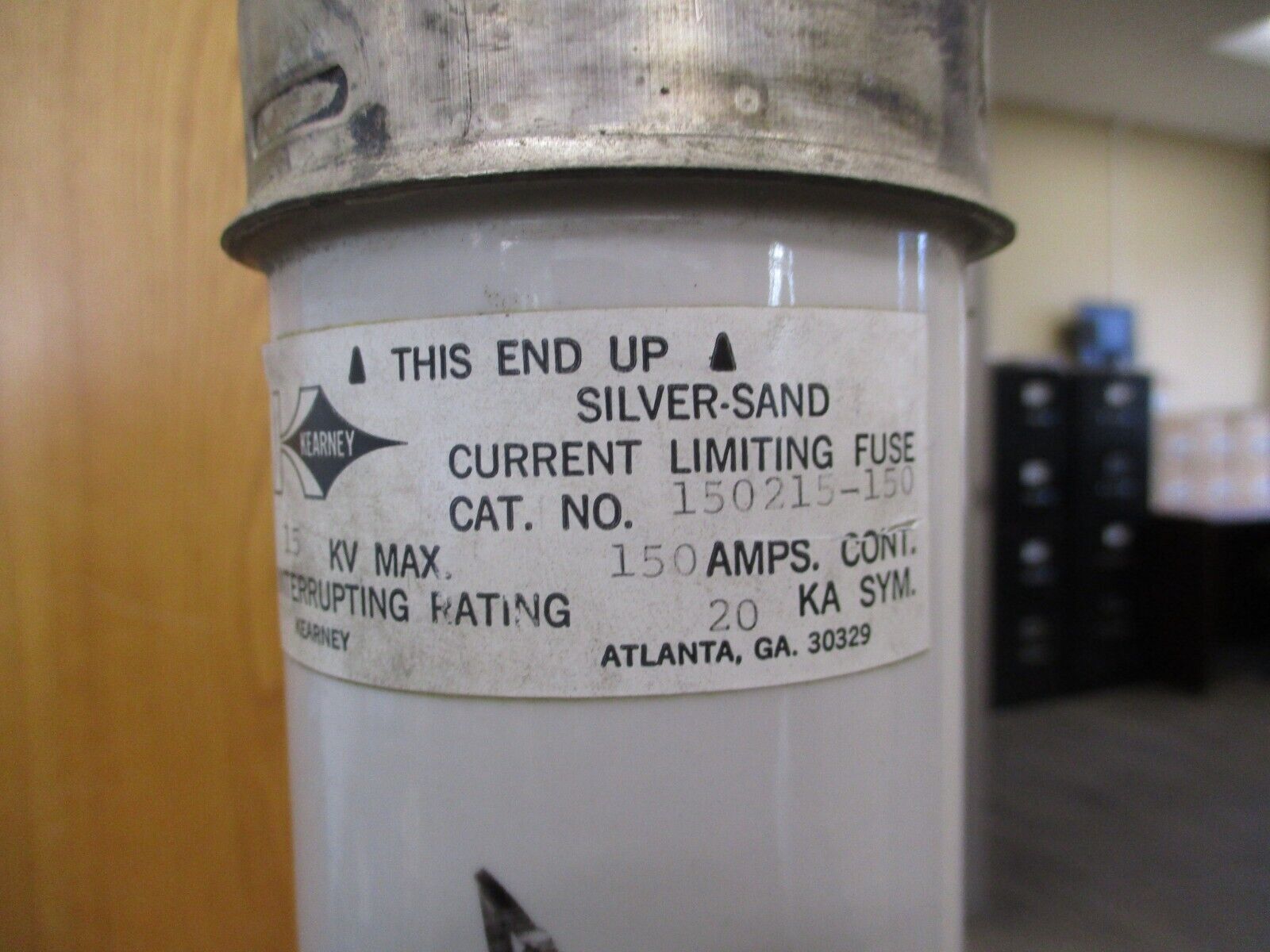 Kearney Fuse 150215-150 150A 15kV Used