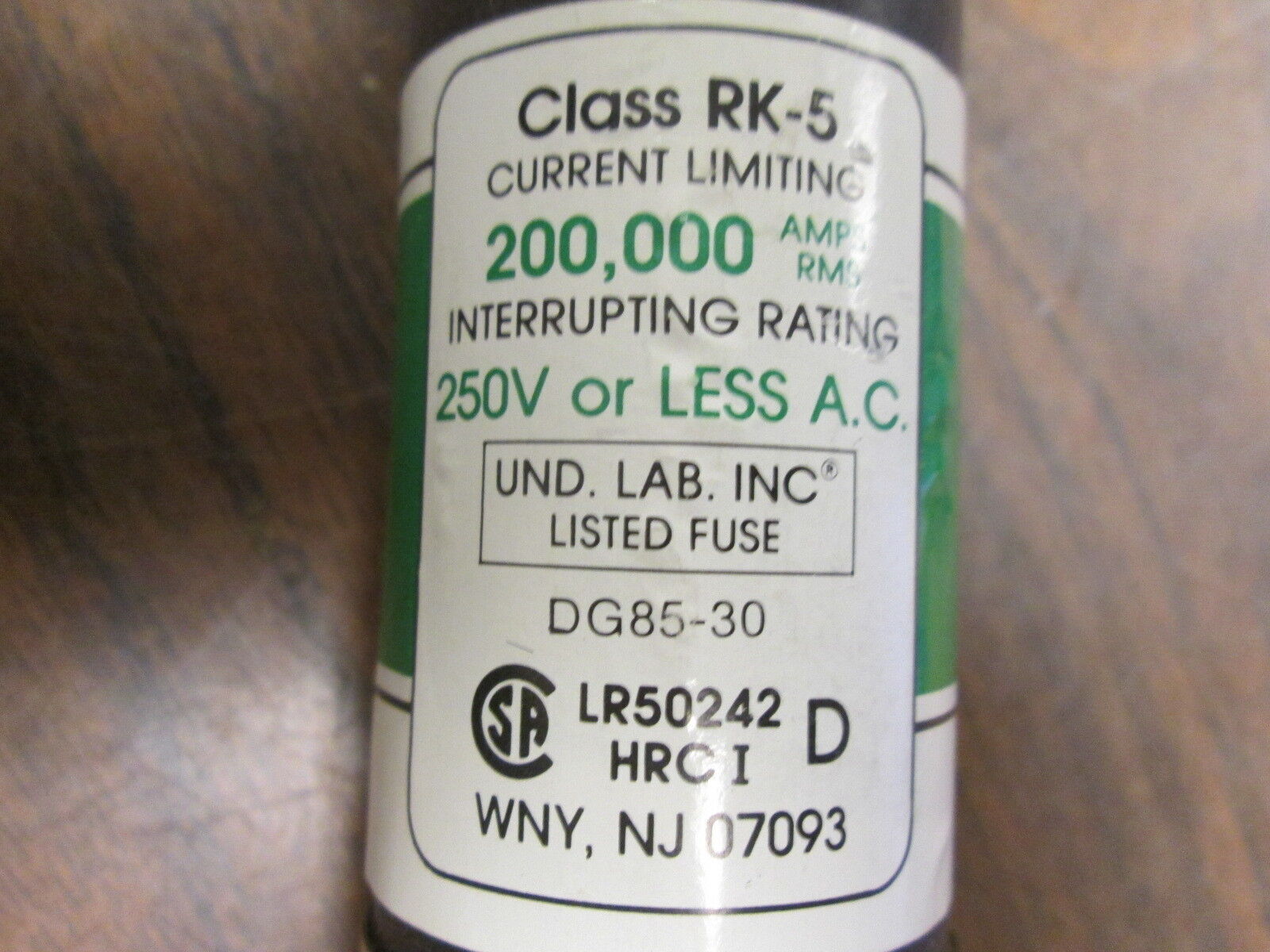 Cefco Cefcon Fuse CRN-R 200 200A 250V New Surplus