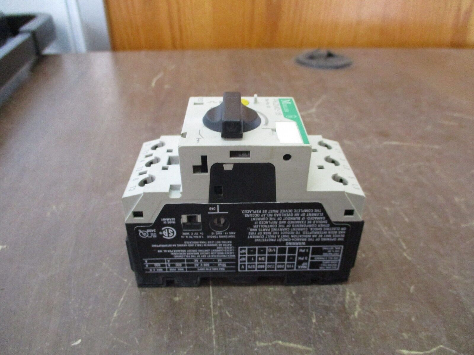 Moeller Manual Starter PKZM0-1,6 Ser. 02 Trip: 1.0-1.6A Used