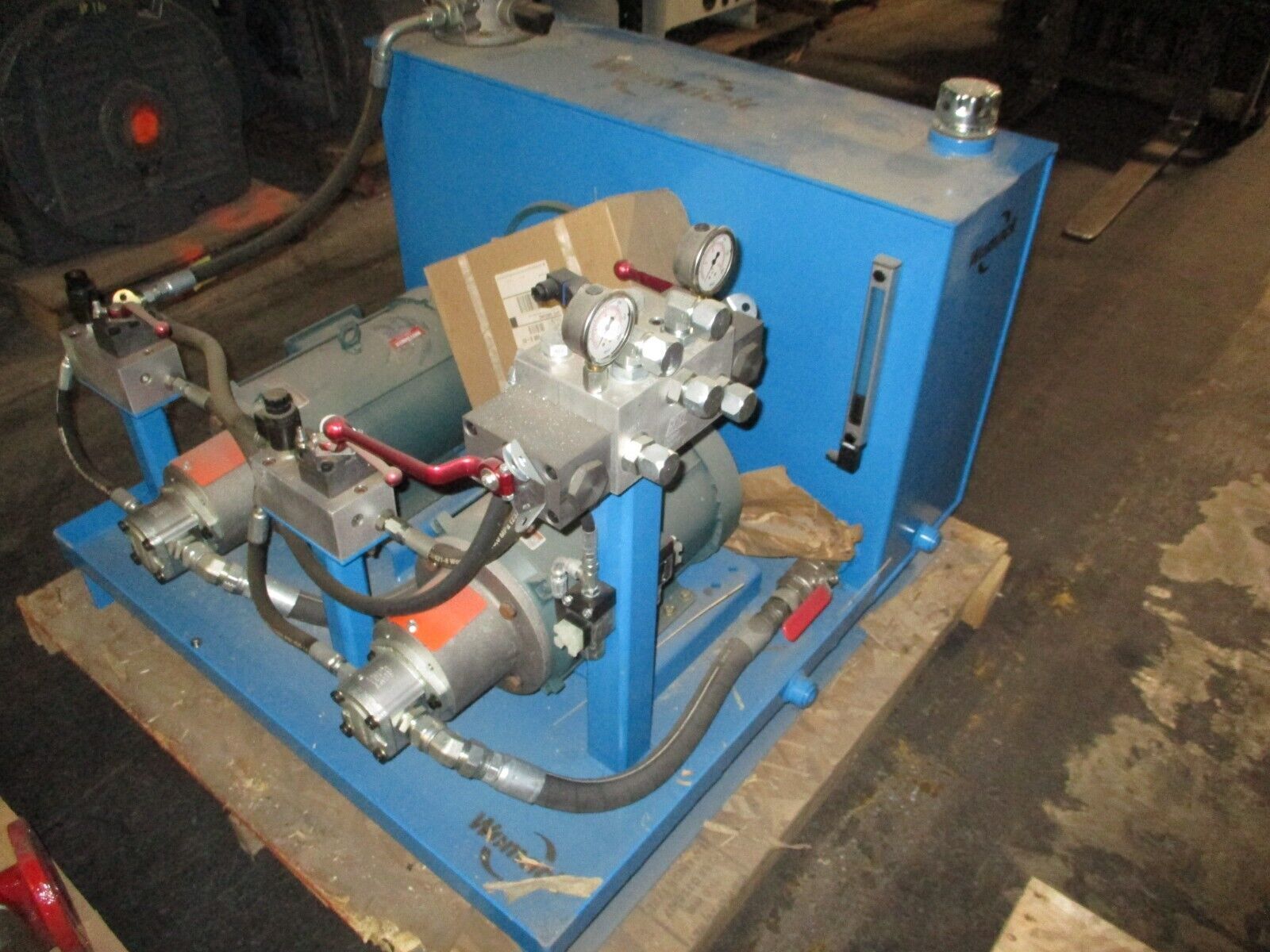 Womark Hydraulic Pump 9 510 290 023 Dual 7.5HP 1765RPM 208/230/460V 3Ph