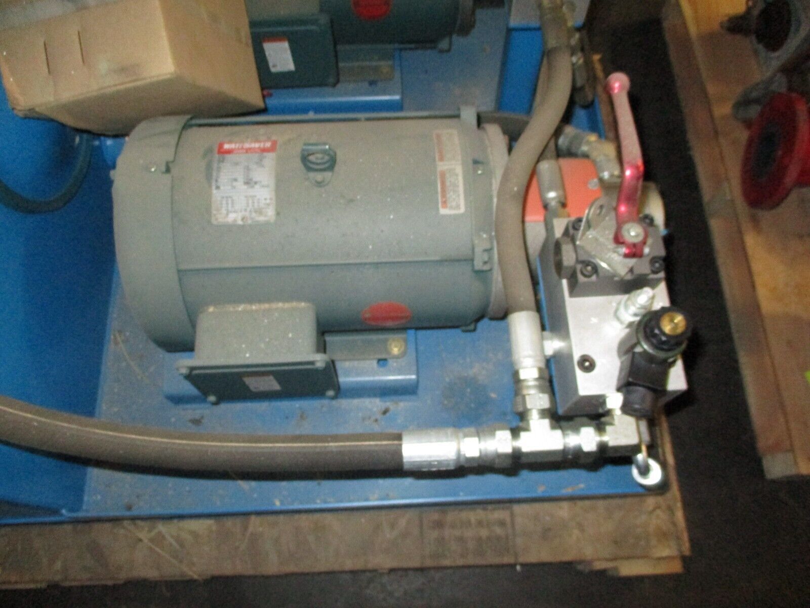 Womark Hydraulic Pump 9 510 290 023 Dual 7.5HP 1765RPM 208/230/460V 3Ph