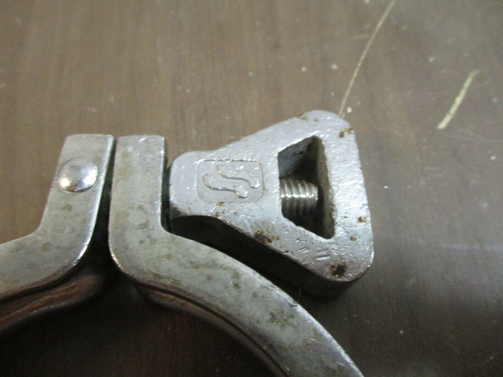 Misc. Brand Stainless Steel Sanitary Clamp Size: 3" Used