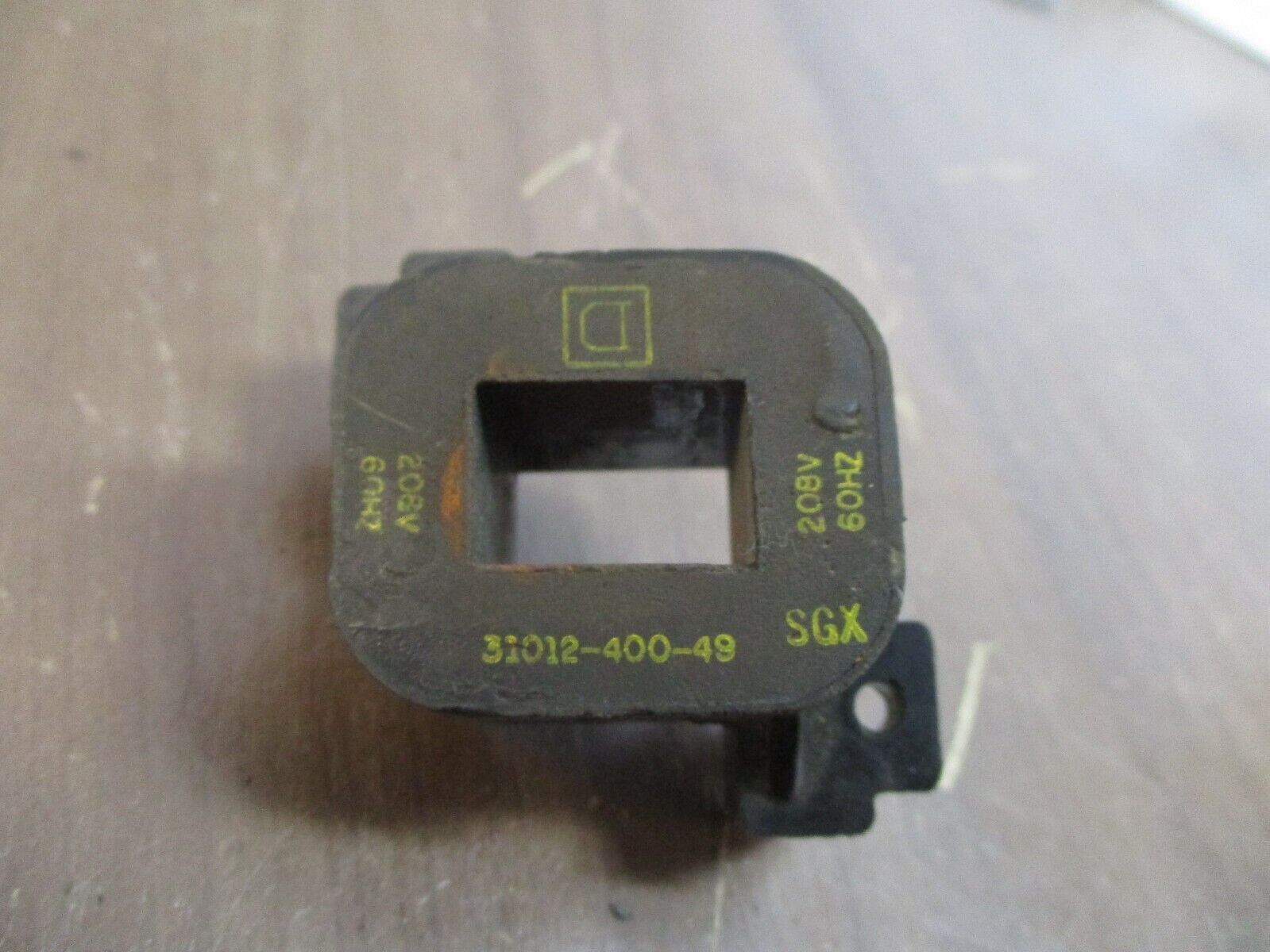 Square D Magnetic Coil 31012-400-49 208V@60Hz Used
