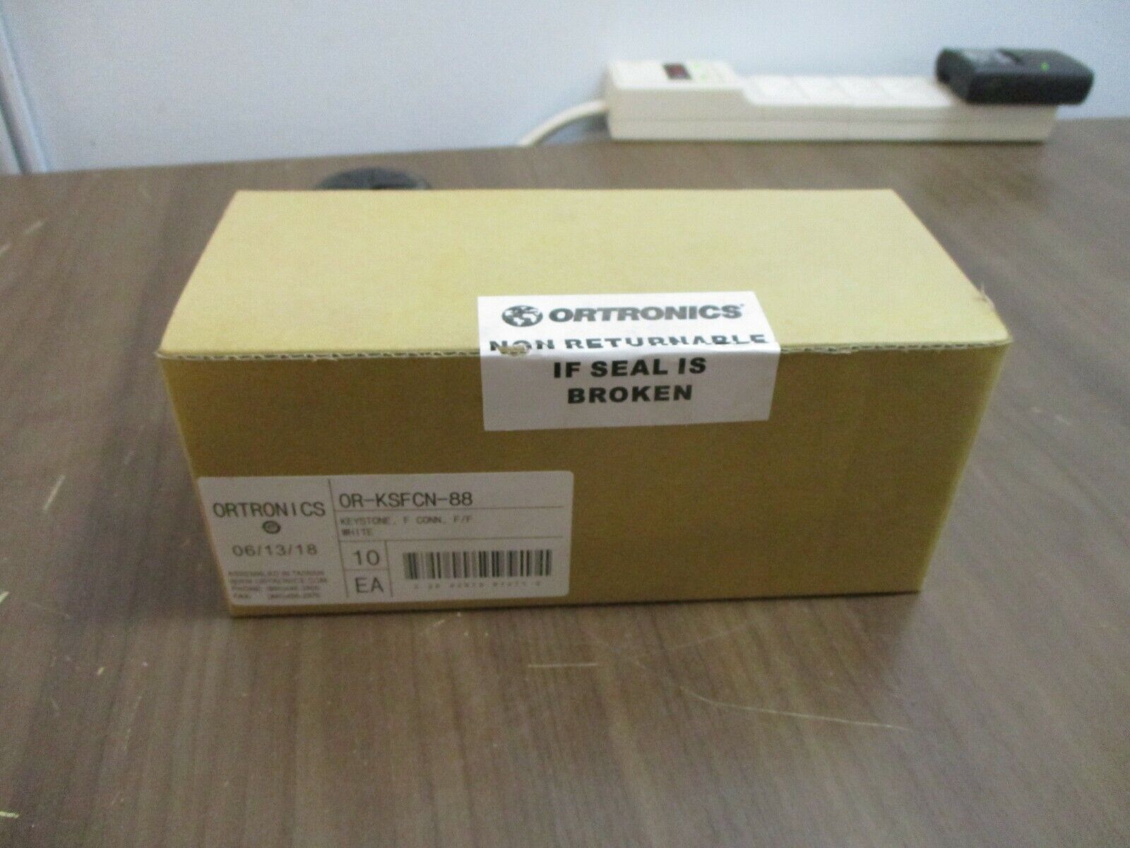 Ortronics Keystone F-Connector Module OR-KSFCN-88 White *Box of 10* New Surplus