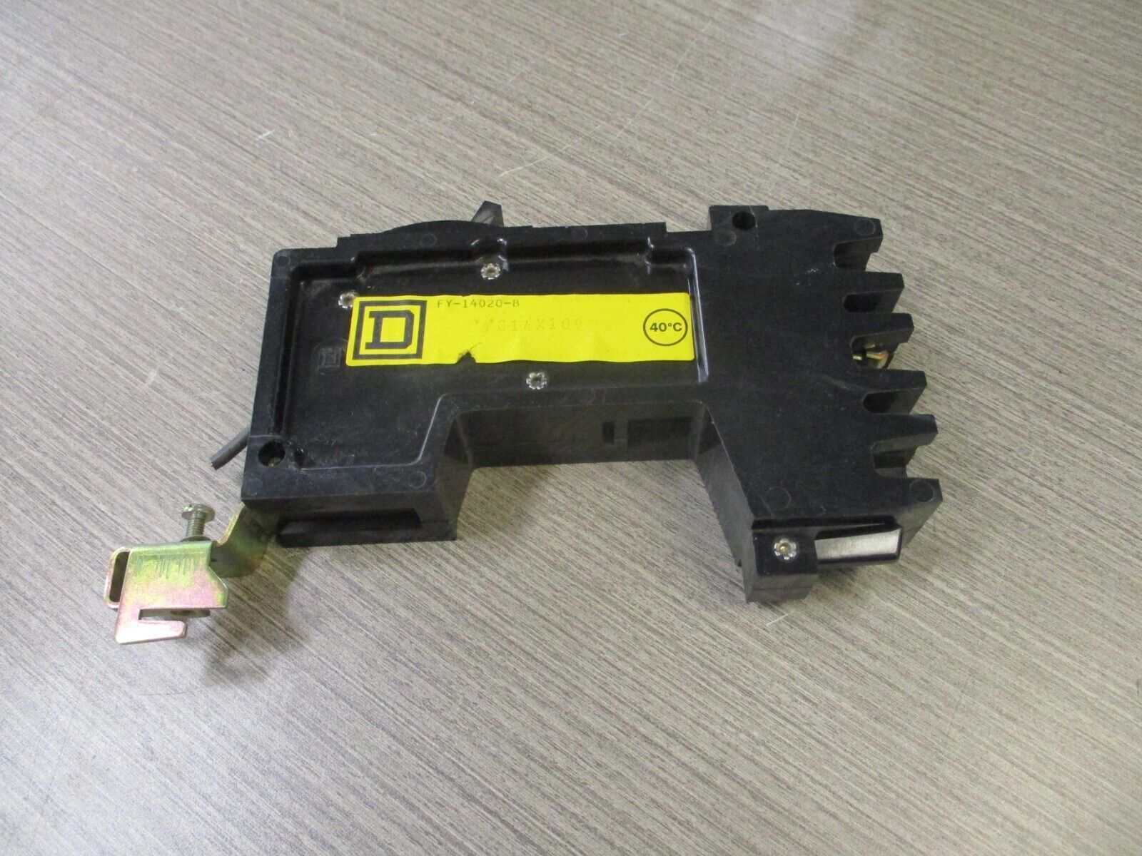 Square D I-Line Circuit Breaker FY-14020-B 20A 277V 1P Used.