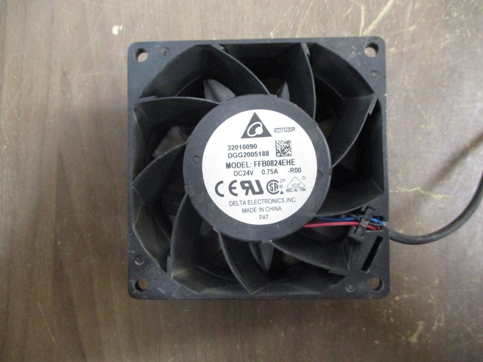 Delta Axial Fan FFB0824EHE 24VDC 0.75A *Lot of 2* Used