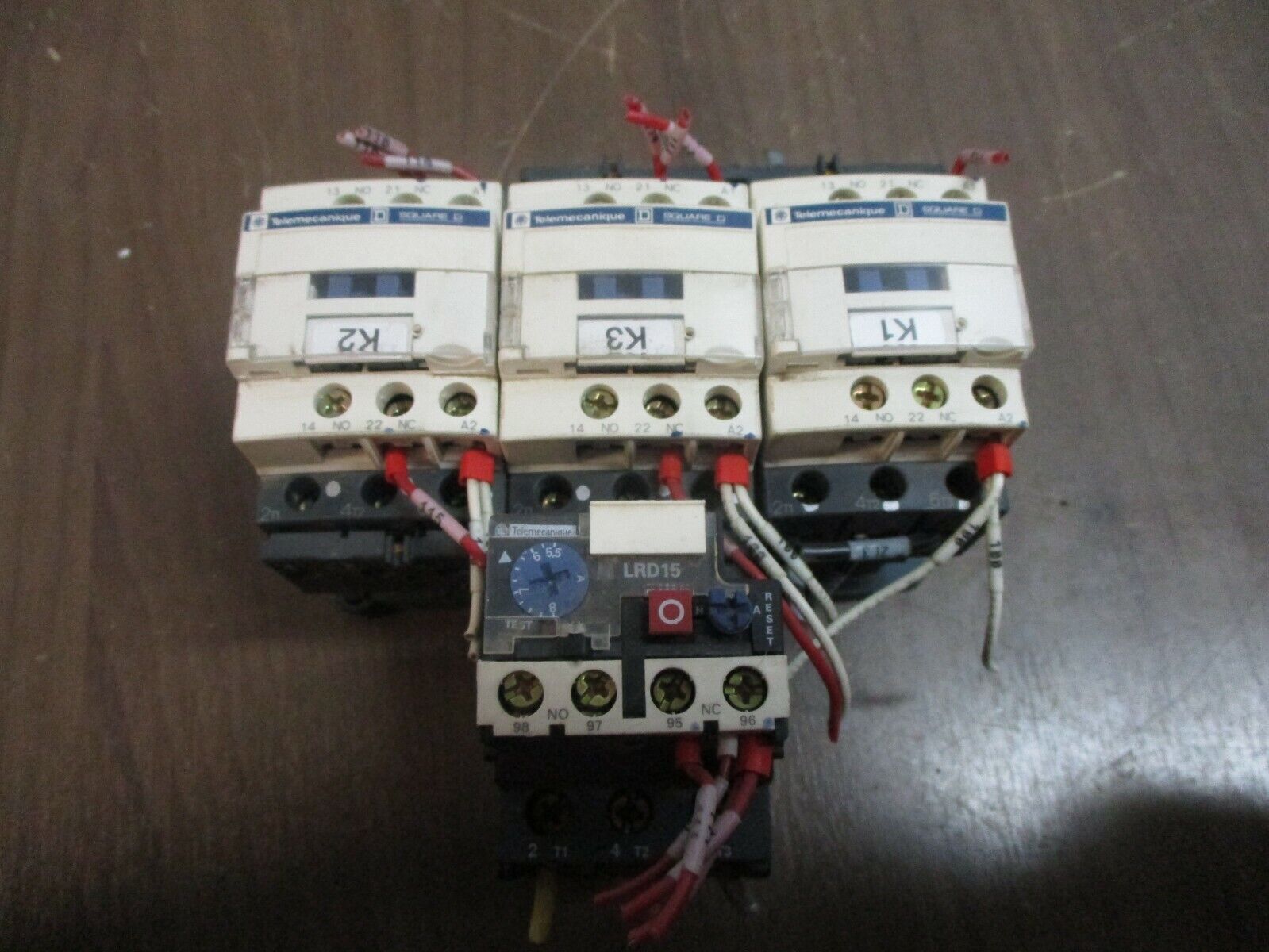 Schneider Electric Starter LC1D09 / LRD1512 120V Coil Trip: 5.5-8A 600V Used