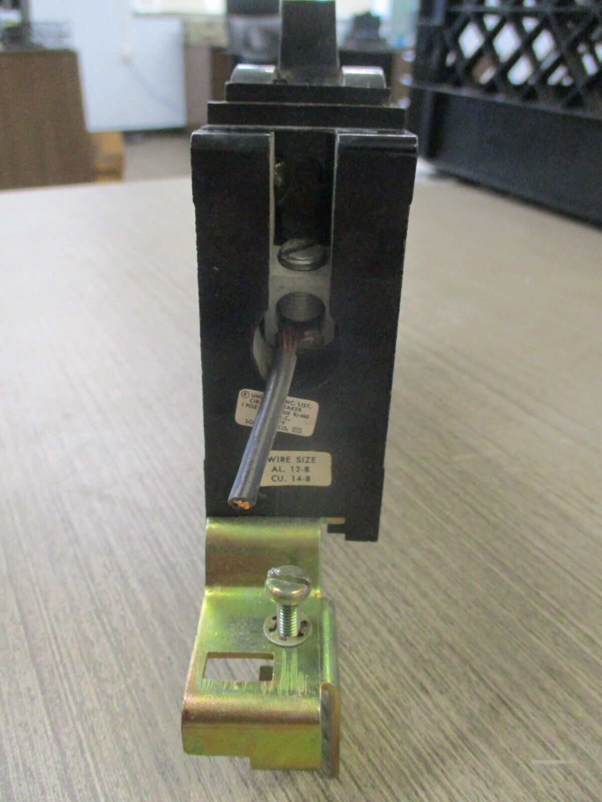 Square D I-Line Circuit Breaker FY-14020-C 20A 277V 1P Used.