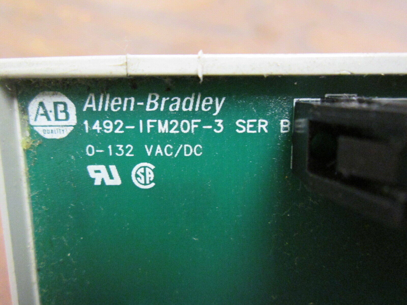 Allen-Bradley Interface Module 1492-IFM20F-3 Ser B 0-132V AC/DC Used