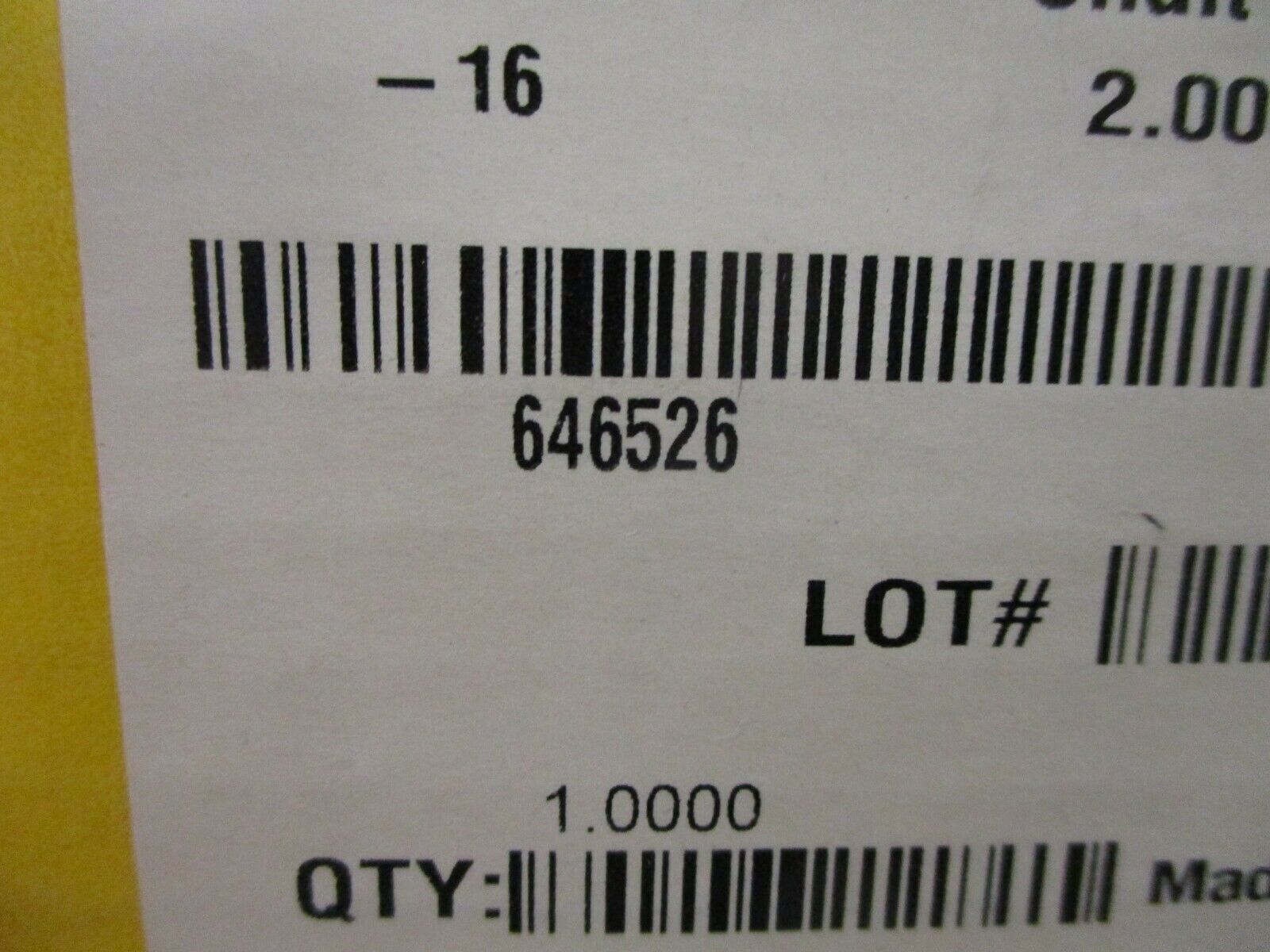 Chesterton Spare Part Kit 646526 Seal Size: -16 Shaft Size: 2.000 New Surplus