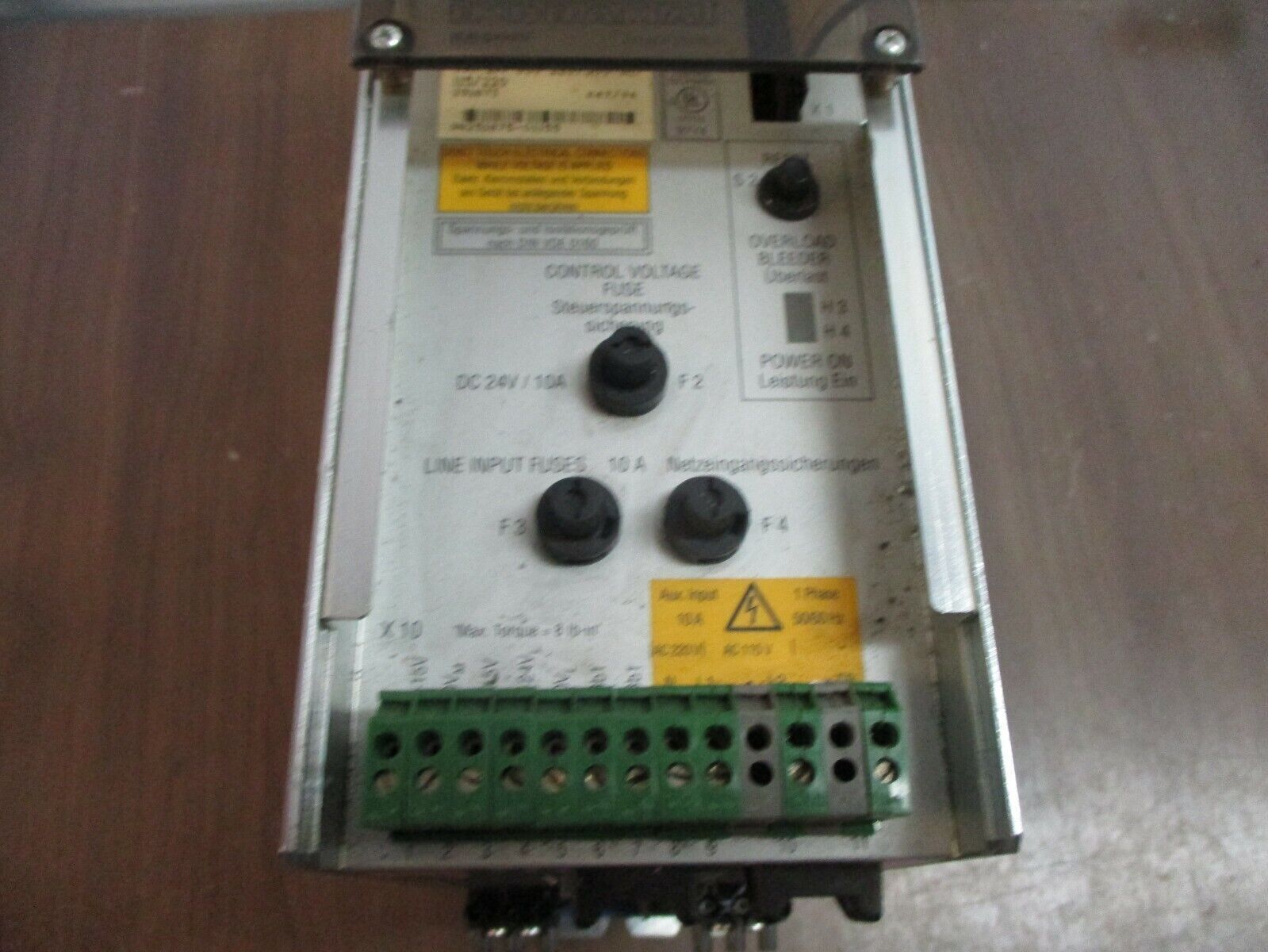 Indramat AC Servo Power Supply TVM 2.4-050-220/300-W1/115/220 Used