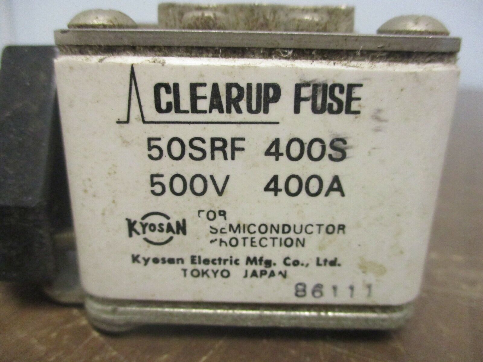 Kyosan Clearup Fuse 50SRF 400S 400A 500V Used