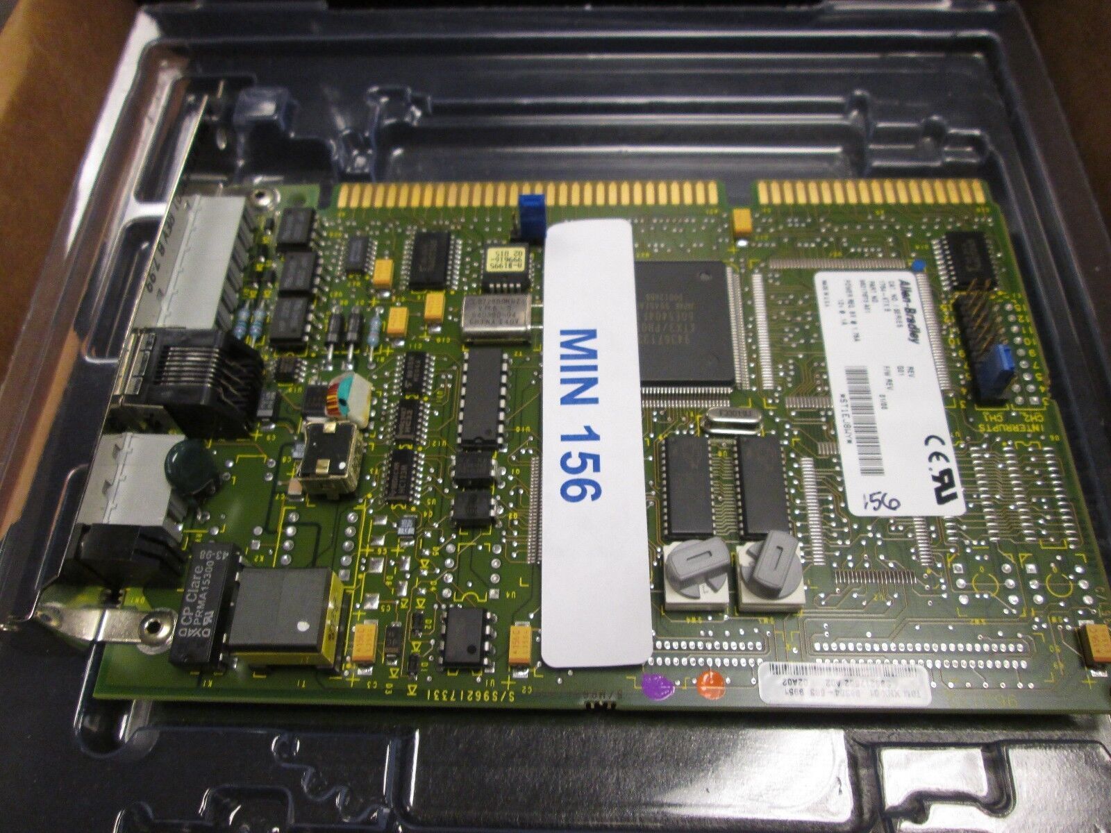 Allen-Bradley Comm ISA Card 1784-KTX B Rev G01 F/W Rev 01/00 New Surplus