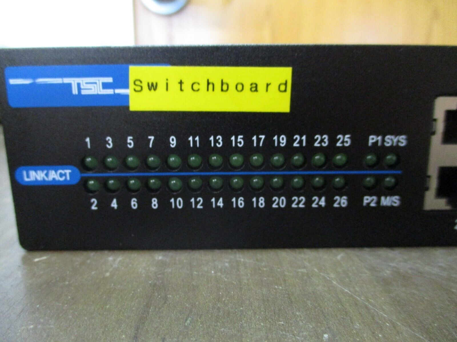 TSC Industrial Ethernet Switch Carat20B-24TX Ver. 1.00.0 TX Port: 24, RJ45 24VDC