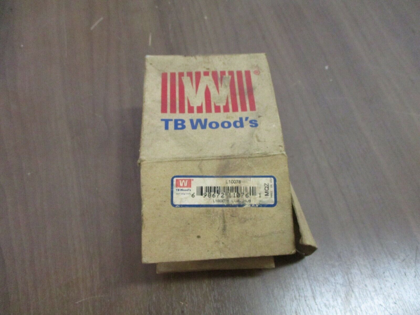 TB Woods L-Jaw Hub L10078 L100 x 7/8 New Surplus