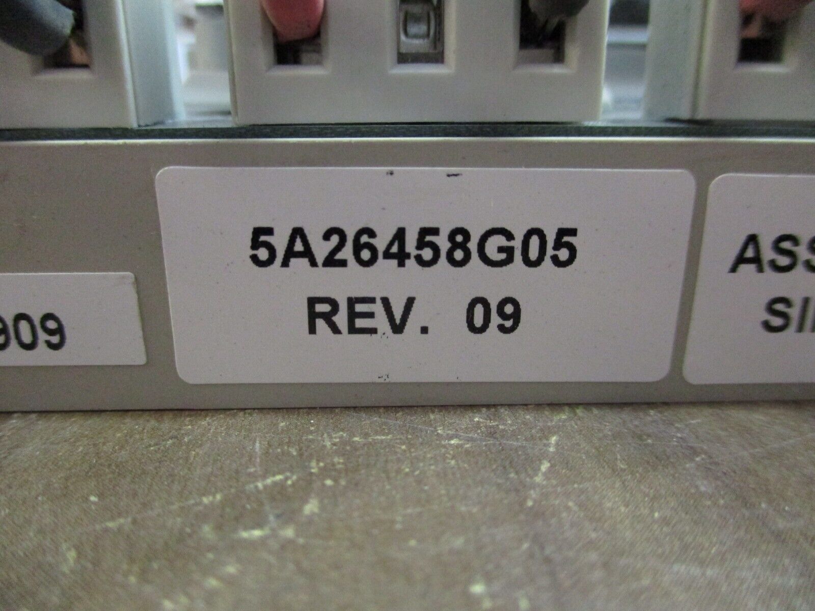 Tyco / Emerson Ovation Relay Module Assembly 5A26458G05 Rev. 09 Used