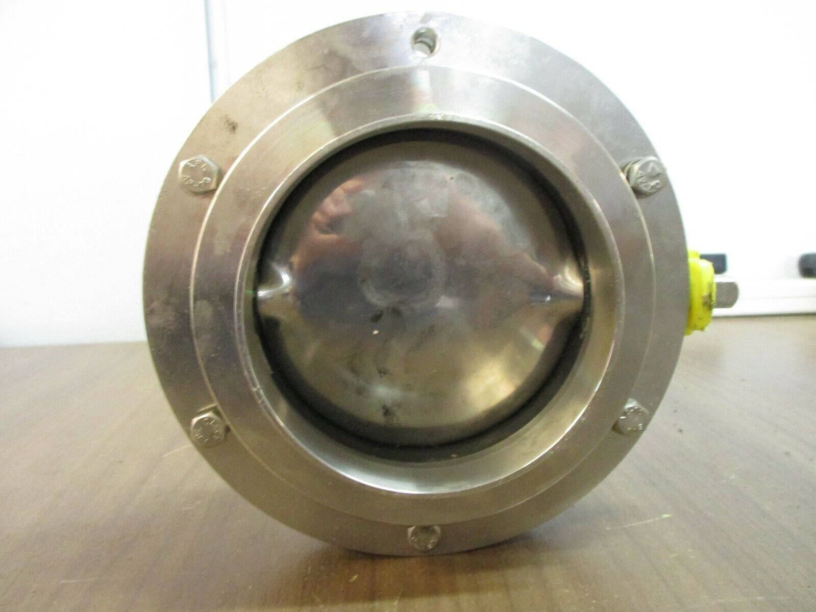 Misc. Brand Stainless Steel Butterfly Valve Size: 4" *No Handle* Used
