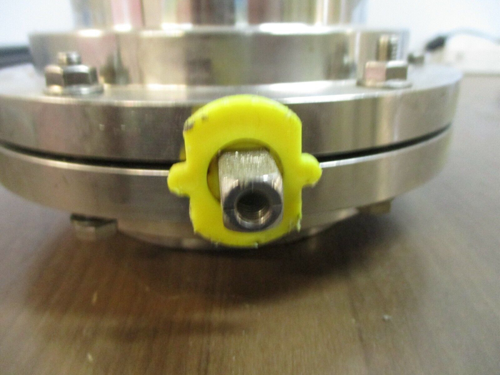 Misc. Brand Stainless Steel Butterfly Valve Size: 4" *No Handle* Used