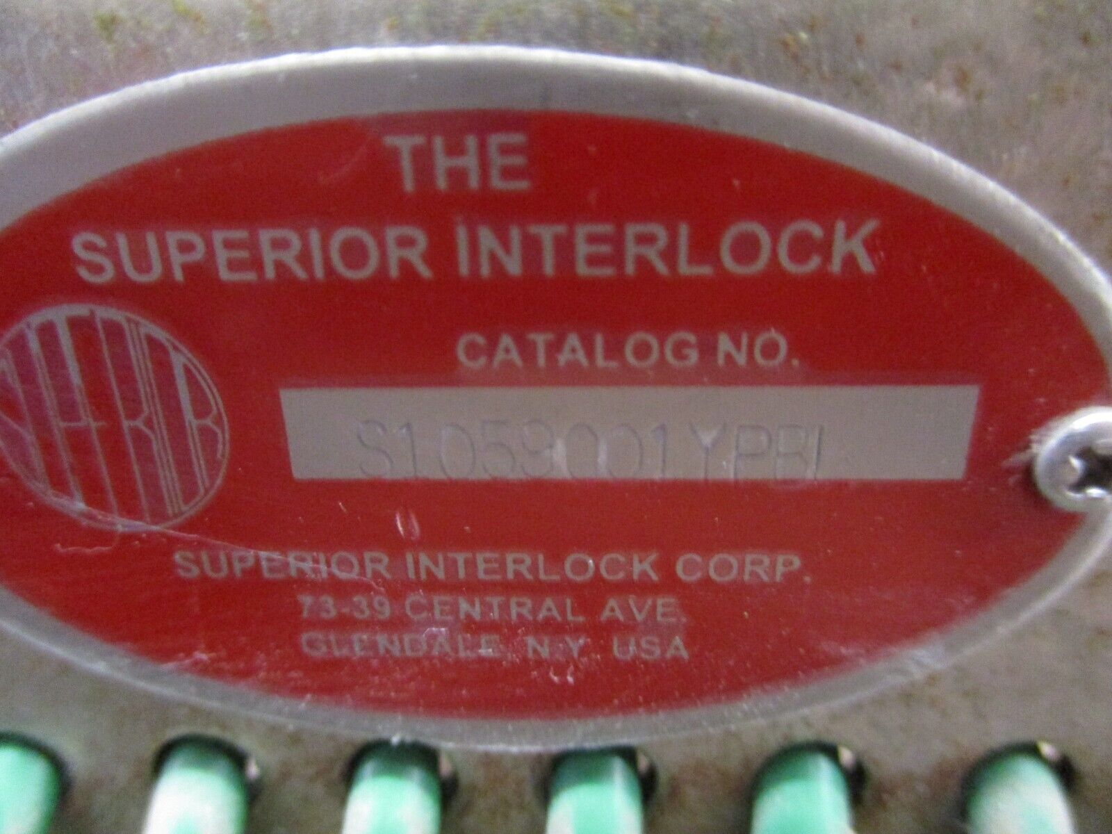 Superior Electrical Interlock S1059001YPBL Used