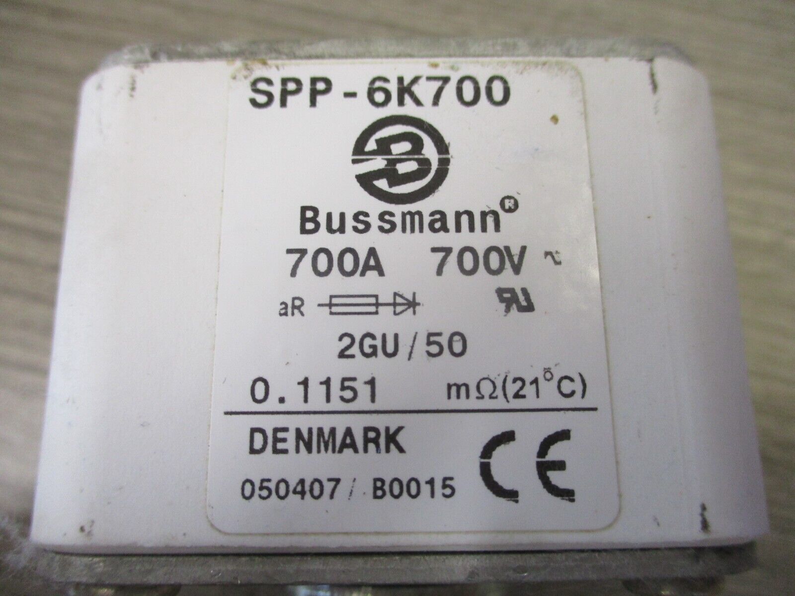 Bussmann Fuse SPP-6K700 700A 700V Used.