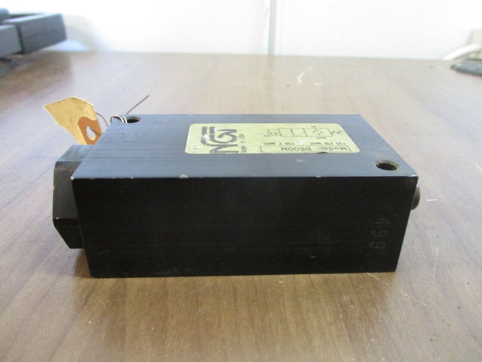 NGT Check Valve B600M 120PSI 150°F Used