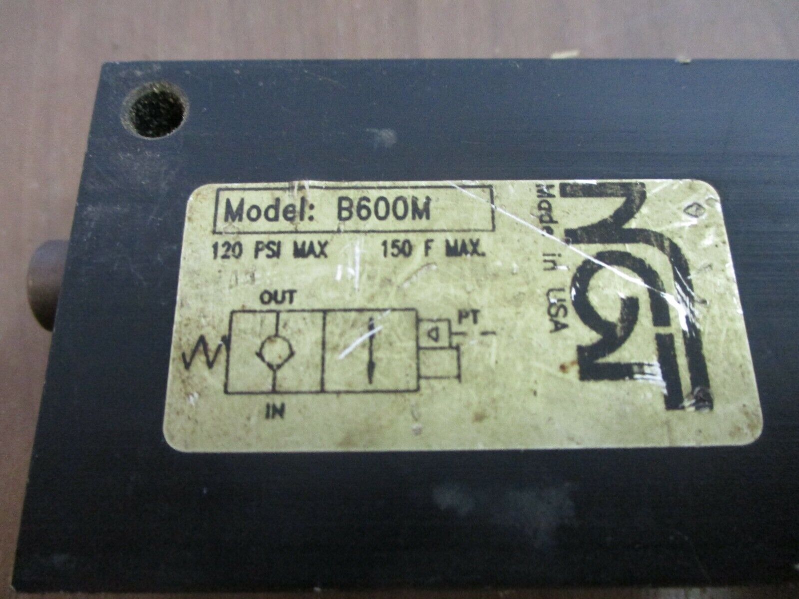 NGT Check Valve B600M 120PSI 150°F Used