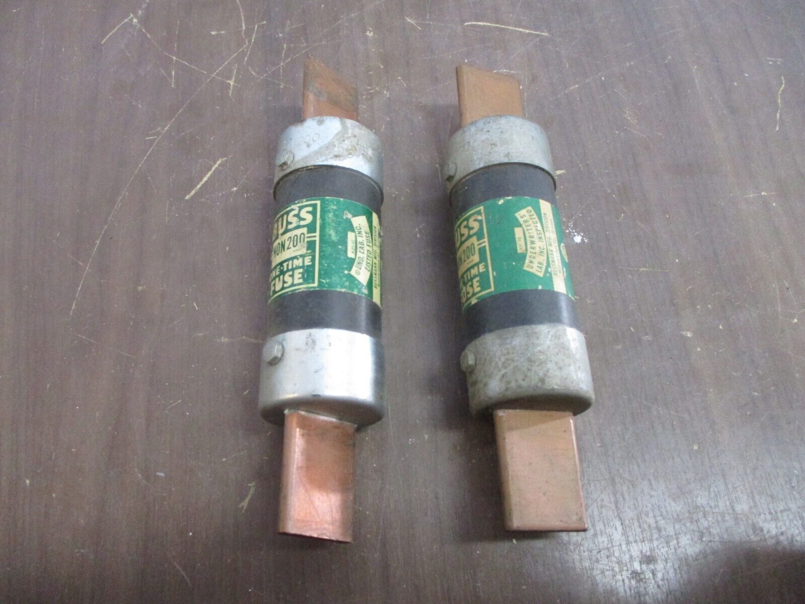 Buss Fuse NON 200 200A 250V *Lot of 2* Used