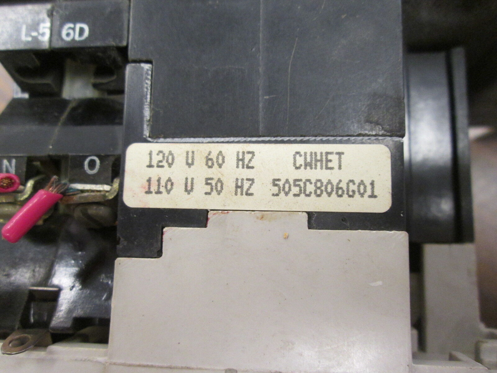 Westinghouse Size 2 Contactor 6710C51G06 120V Coil Used