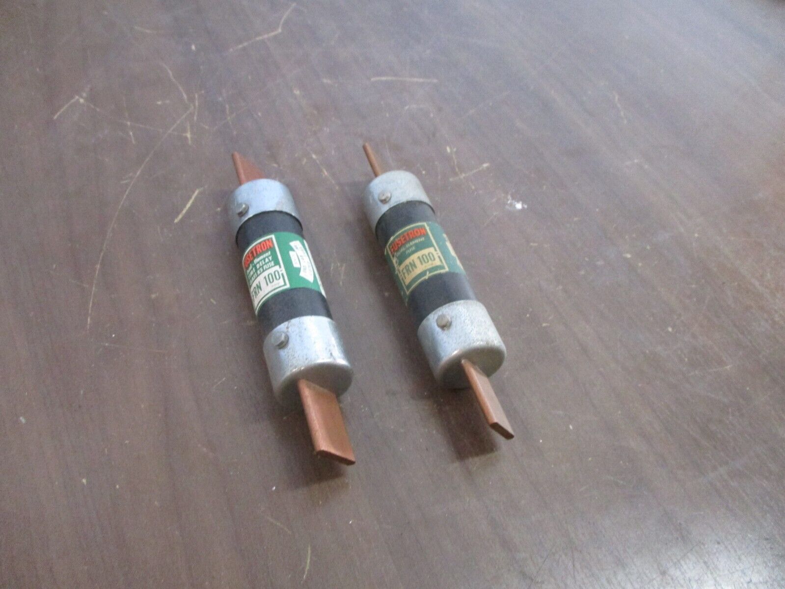 Bussmann Fusetron Fuse FRN 100 100A 250V *Lot of 2* Used