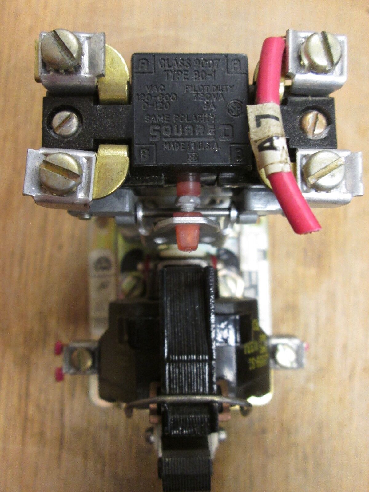 Square D Relay 9050 A0-1E 120V Coil Used