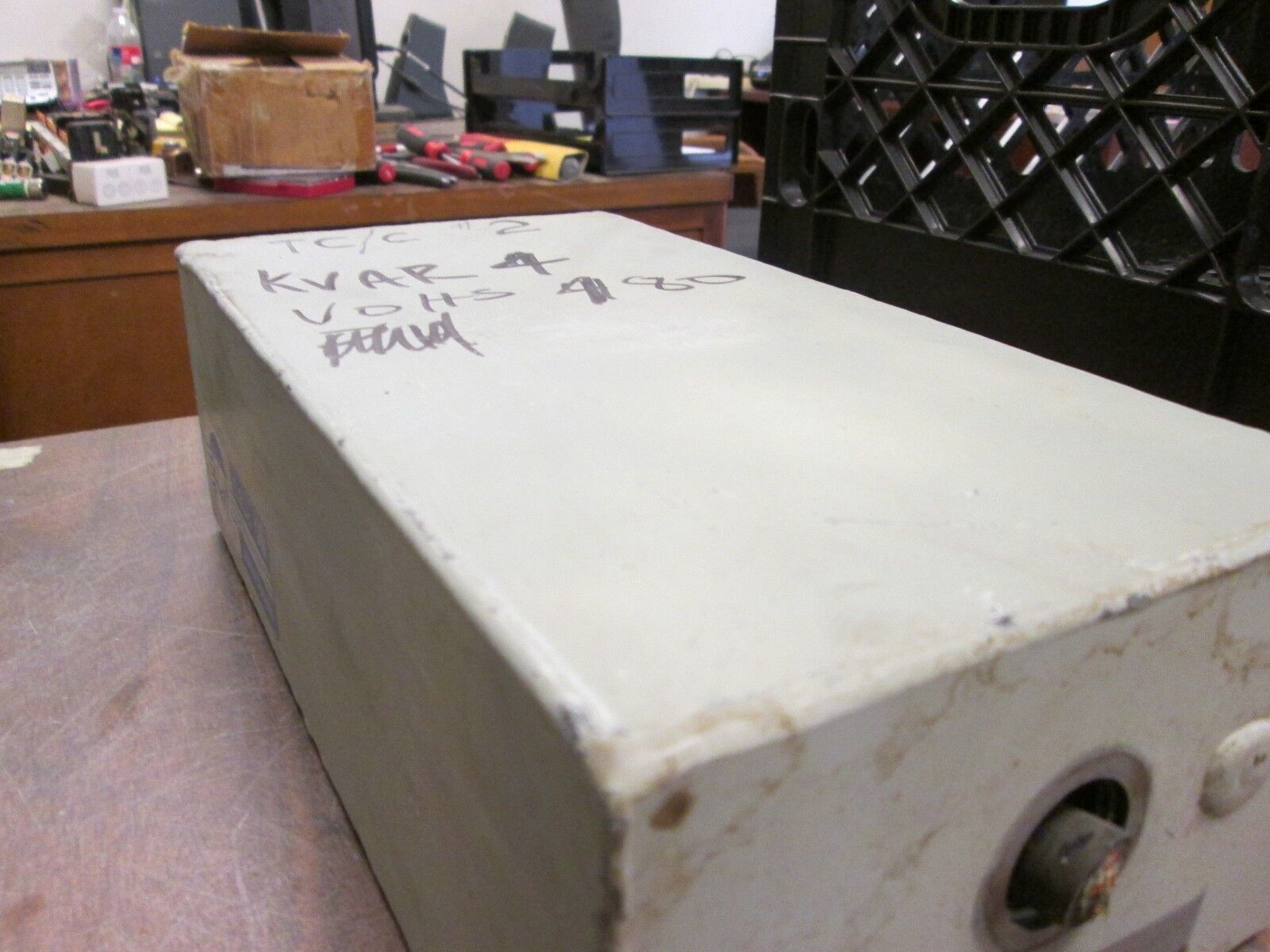 GE Dielektrol Capacitor 55L524JS 4KVAR 480V 60Hz 3Ph Used