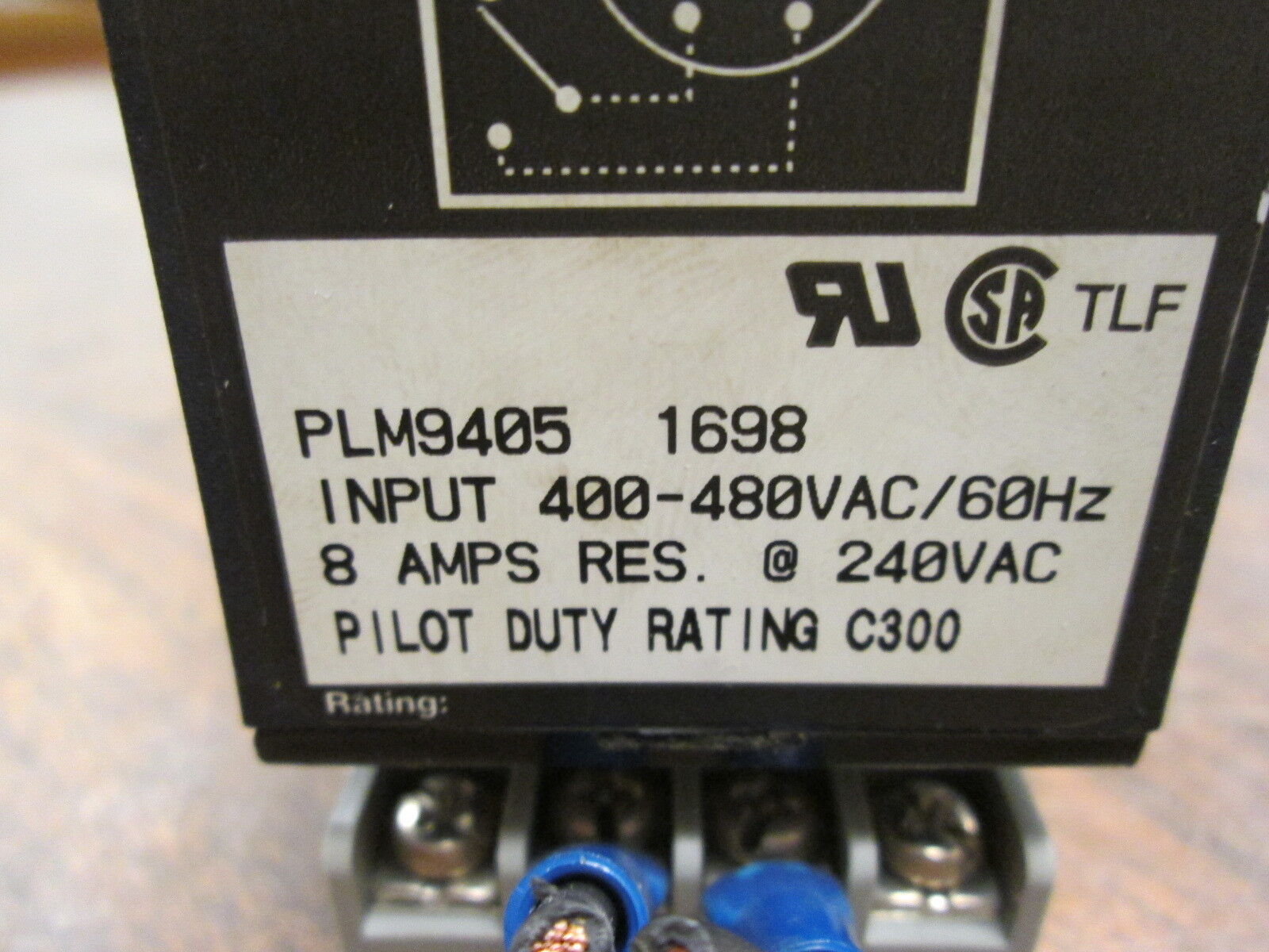 SSAC 3-Phase Monitor PLM9405 400-480VAC 60Hz Used