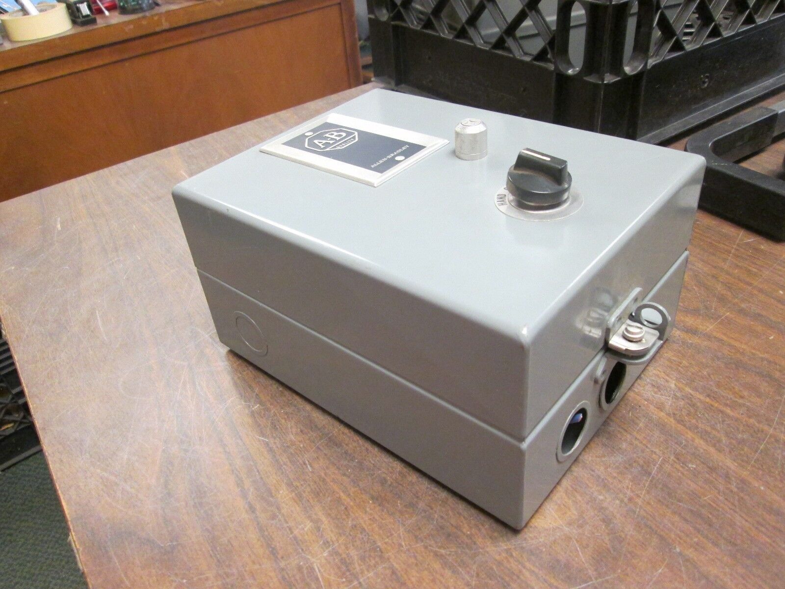 Allen-Bradley Enclosed Starter 509-TOD Size 00 120V Coil Used