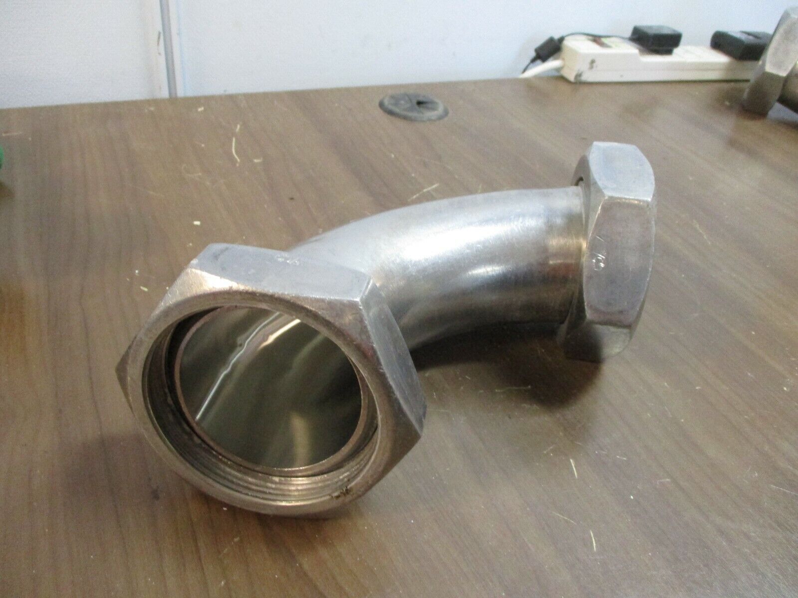 Misc. Brand Stainless Steel 90° Elbow Size: 3" Used