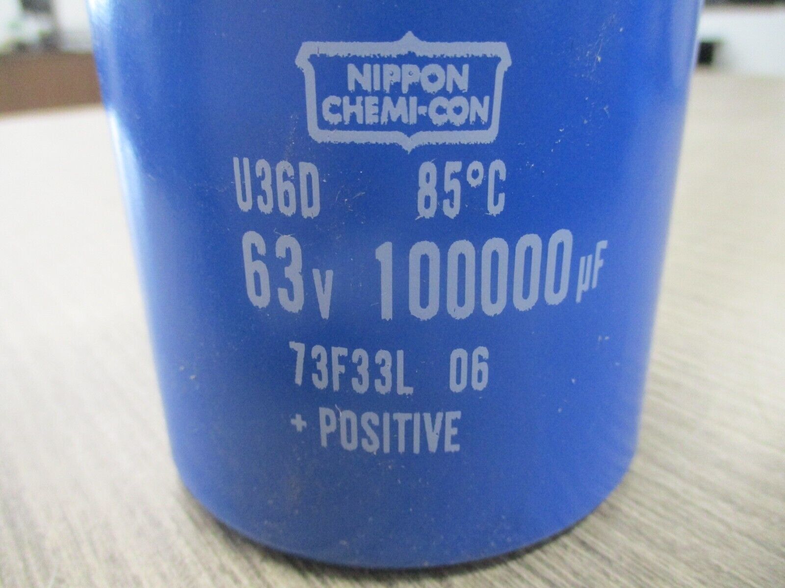 Nippon Chemi-Con U36D Capacitor 62W3IL 63V 22000uf Used