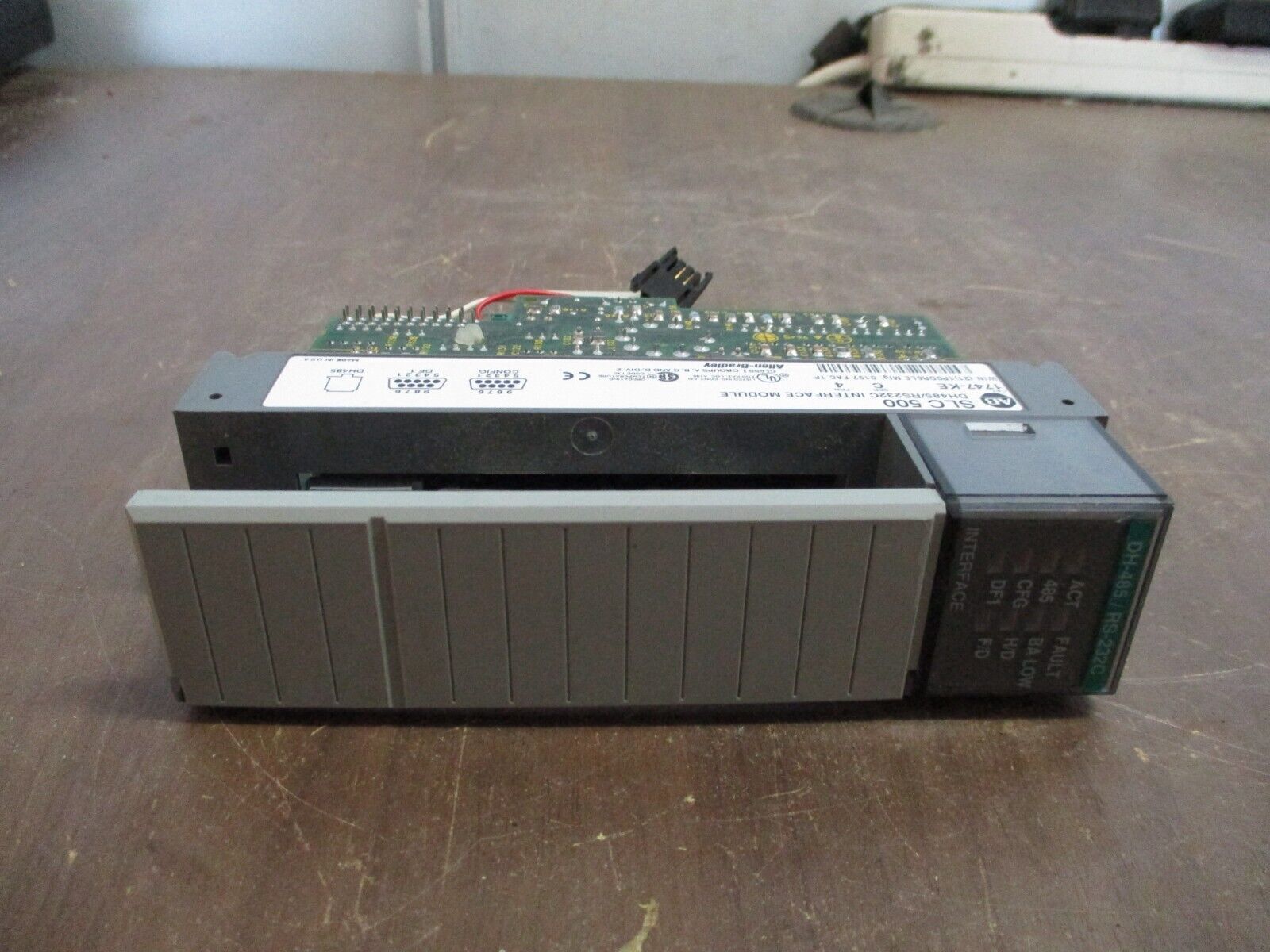 Allen-Bradley SLC 500 DH485 / RS232C Interface Module 1747-KE Ser. C FRN: 4 Used