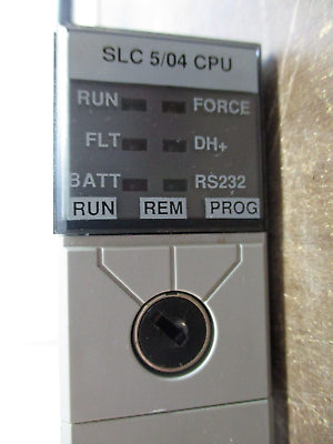 Allen-Bradley SLC 500 Processor Unit 1747-L542 Ser. B Proc. Rev.: 3 Used
