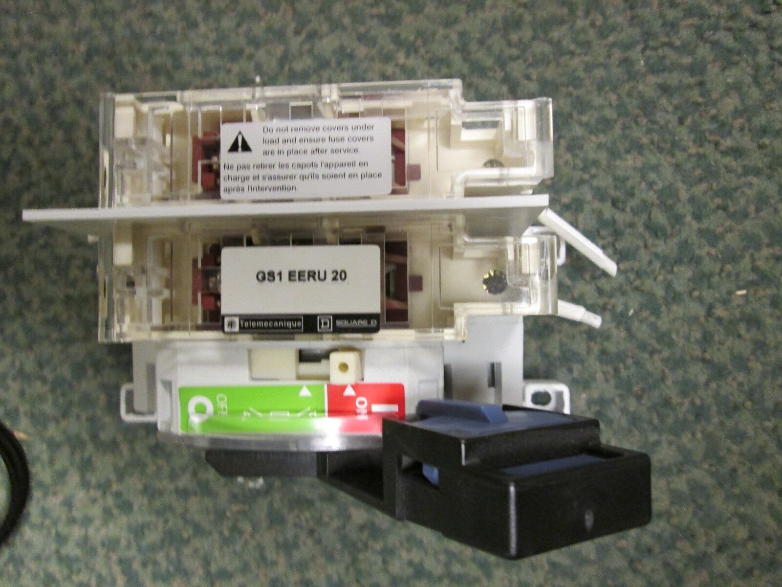 Telemecanique Disconnect Switch GS1EERU20 30A 600V Single Phase 2P Used